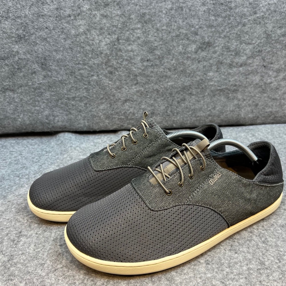 OluKai Men's Gray‎ Mesh Slip On Sneakers Comfort Casual Shoes Size 11.5